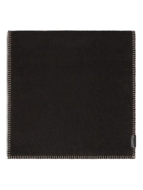 LEMAIRE stitched-edge wool scarf - Brown - zdjęcie produktu nr 1