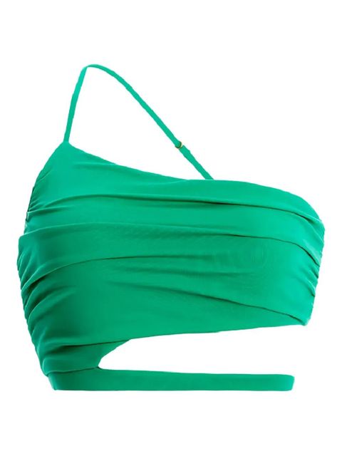 Agua By Agua Bendita asymmetric cutout ventura bikini top - Green - zdjęcie produktu nr 1