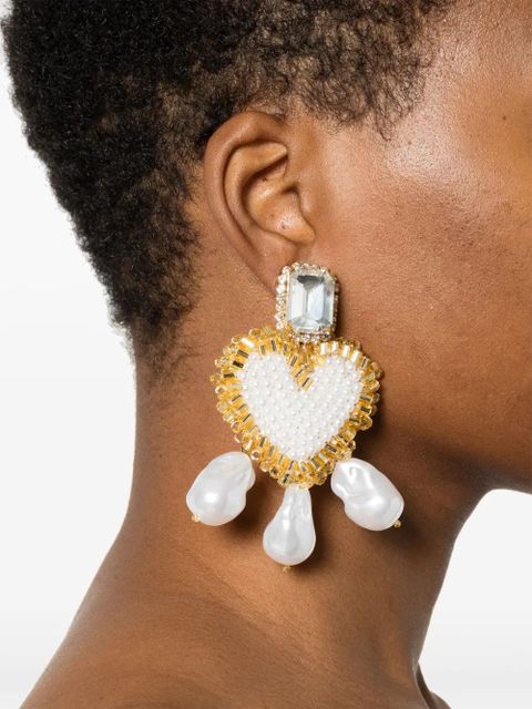 Vanina Love Letter earrings - White - zdjęcie produktu nr 2