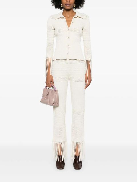 Nanushka textured trousers - Neutrals - zdjęcie produktu nr 2