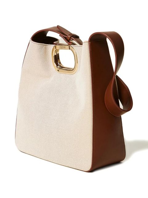 TWINSET structured bucket bag - Neutrals - zdjęcie produktu nr 2