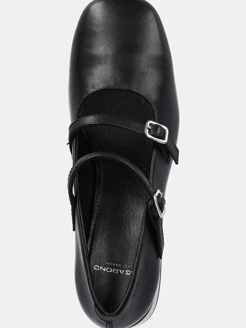 Vagabond Shoemakers czółenka skórzane ADISON kolor czarny na słupku 5739-101-20