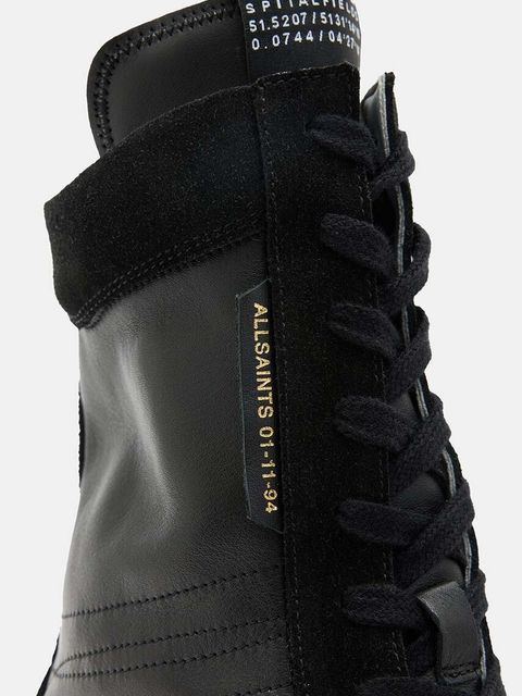 AllSaints botki skórzane Louise High Top