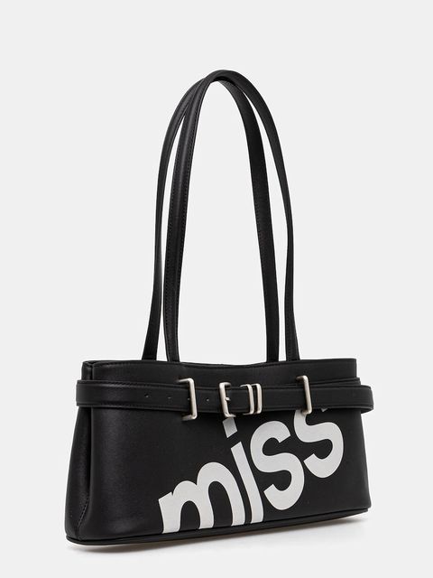 Miss Sixty torebka zamszowa kolor czarny 6S3GJ81600 - zdjęcie produktu nr 2