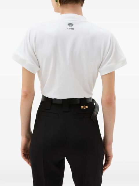 Versace cuffed T-shirt - White