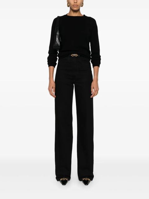 TOM FORD logo-plaque cashmere jumper - Black - zdjęcie produktu nr 2