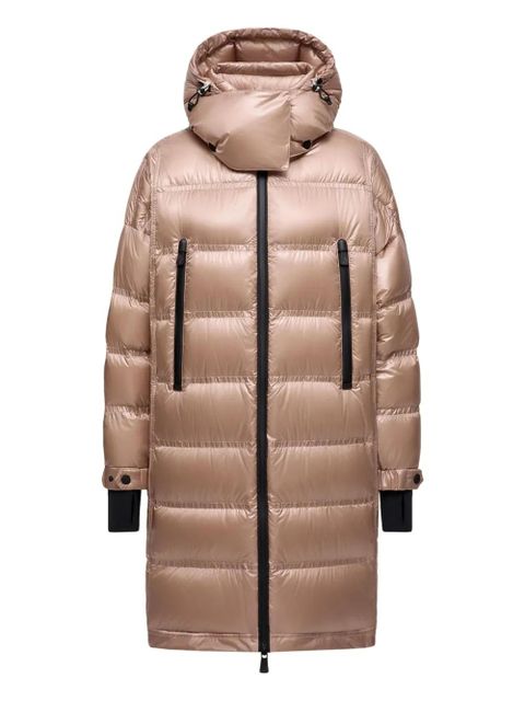 Moncler Grenoble Rochelairs quilted hooded coat - Pink - zdjęcie produktu nr 1