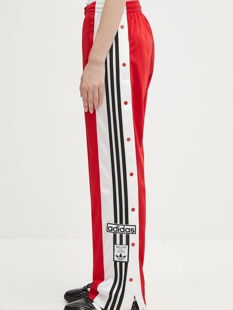 adidas Originals spodnie dresowe Adibreak Pt damskie kolor czerwony z aplikacją JY1354