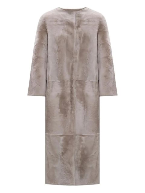 Yves Salomon shearling coat - Neutrals