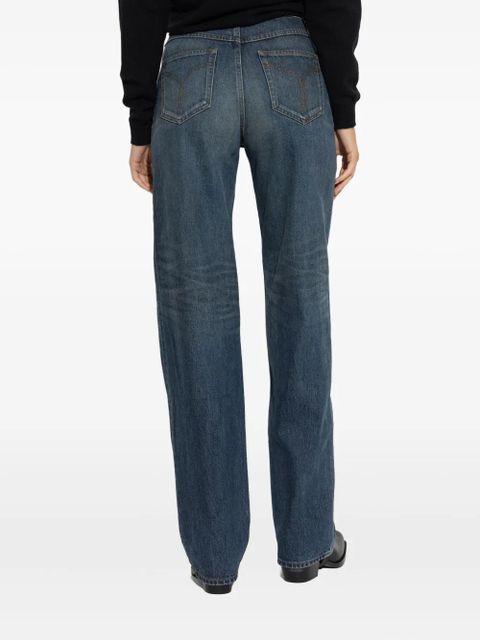 Versace plaque-detailed jeans - Blue