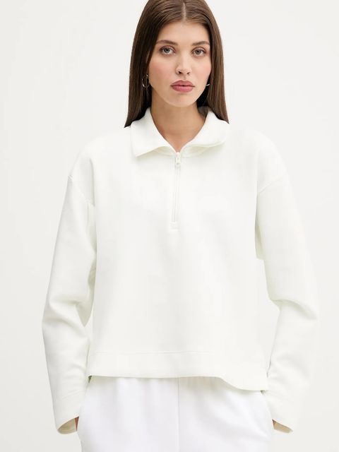 adidas bluza All SZN damska kolor beżowy gładka JV9907 - zdjęcie produktu nr 1