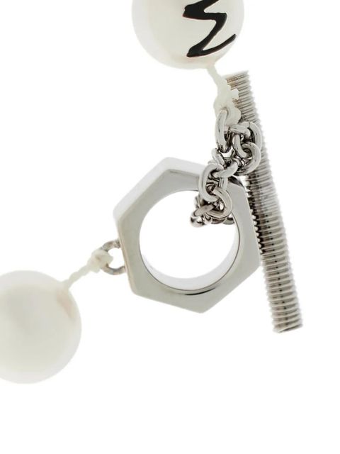 Marni beaded toggle bracelet - Silver