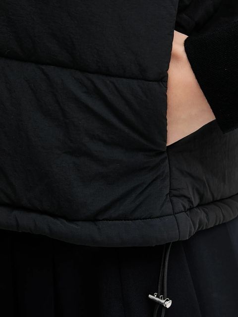 Sisley bezrękawnik kolor czarny zimowy 6MGCW800W