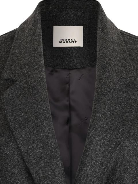 ISABEL MARANT double-breasted wool coat - Grey - zdjęcie produktu nr 2