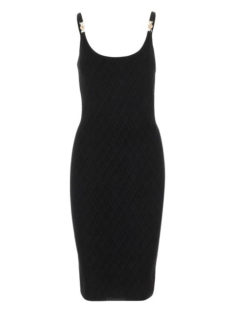 Versace embellished-strap midi dress - Black - zdjęcie produktu nr 1