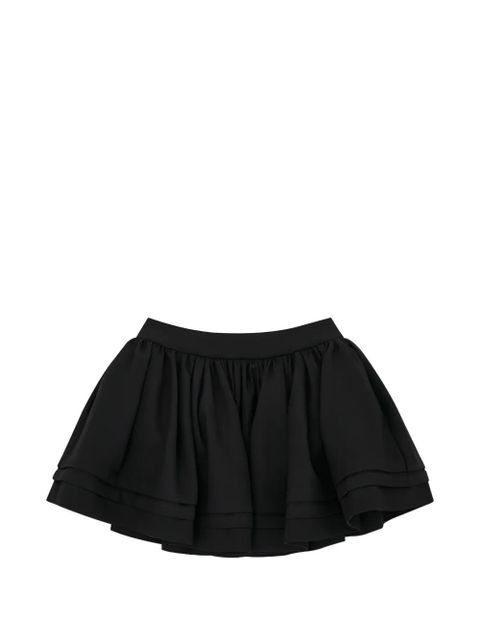 SHUSHU/TONG tiered-layers mini skirt - Black - zdjęcie produktu nr 2
