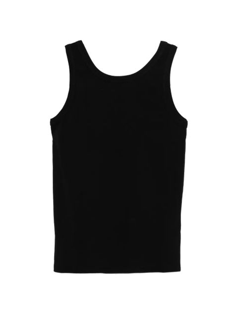 The Row cotton tank top - Black