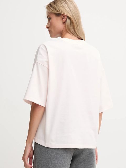 Calvin Klein Jeans t-shirt bawełniany damski kolor różowy LV047D204G