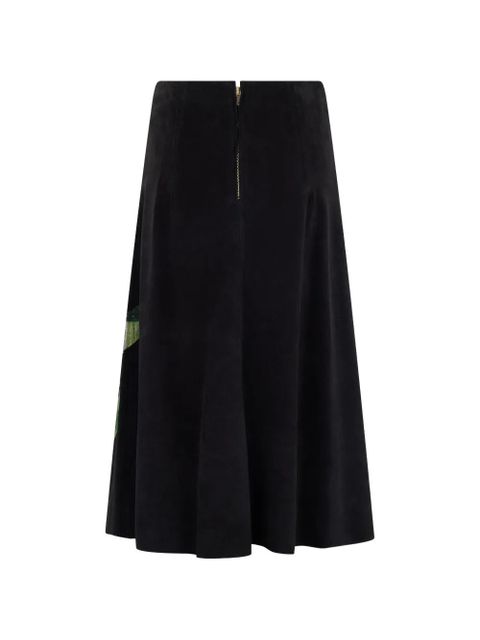 Valentino Garavani floral-print A-line skirt - Black - zdjęcie produktu nr 2