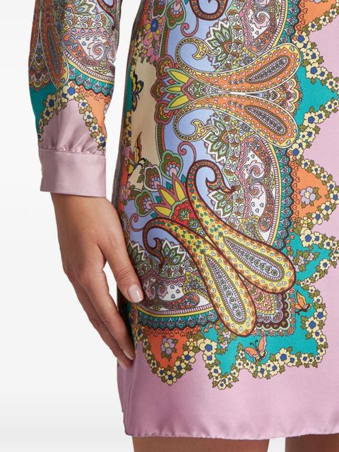 ETRO paisley-print miniskirt - Pink
