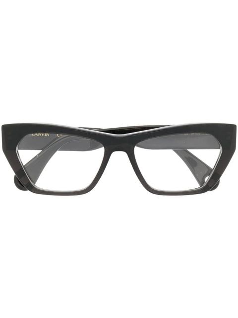 Lanvin LNV2627 Modified Rectangle Eyeglasses - Black - zdjęcie produktu nr 1