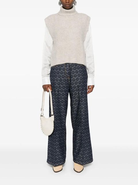 ETRO logo-patch cotton jeans - Blue - zdjęcie produktu nr 2