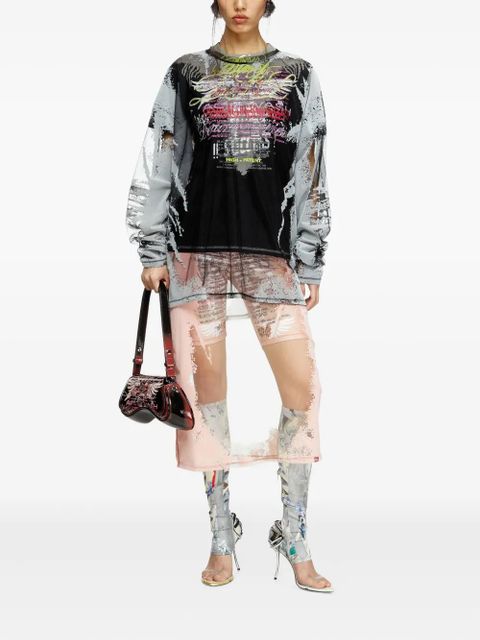 Diesel Remaster Capsule T-Normac-1 T-shirt - Black - zdjęcie produktu nr 2