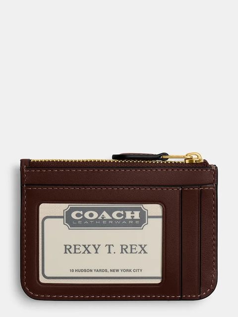 Coach portfel damski kolor brązowy CCD13 - zdjęcie produktu nr 2