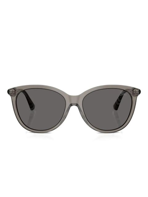 Burberry Eyewear check-pattern acetate sunglasses - Grey - zdjęcie produktu nr 1