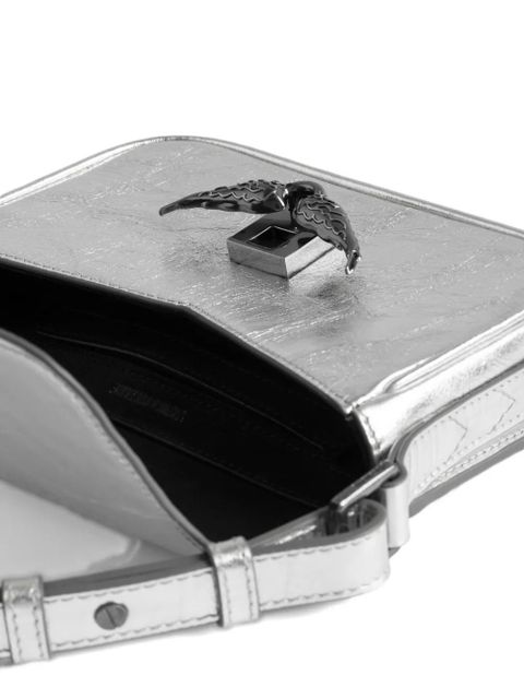 Zadig&Voltaire Le Zazi winged cross body bag - Silver