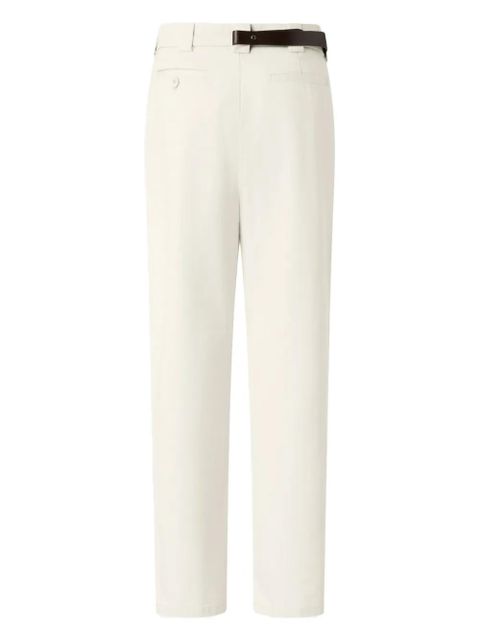PINKO belted straight trousers - Neutrals - zdjęcie produktu nr 2
