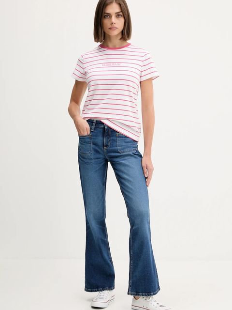 Guess Jeans t-shirt damski kolor różowy W4BI53 KCIE1 - zdjęcie produktu nr 2