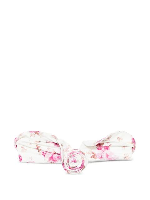 Magda Butrym floral-pattern swim bra - Neutrals - zdjęcie produktu nr 1