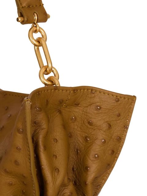 Balmain medium Anthem belt-detail Shoulder Bag - Brown