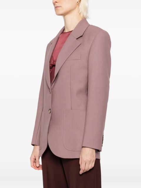 Victoria Beckham patch pocket blazer - Purple