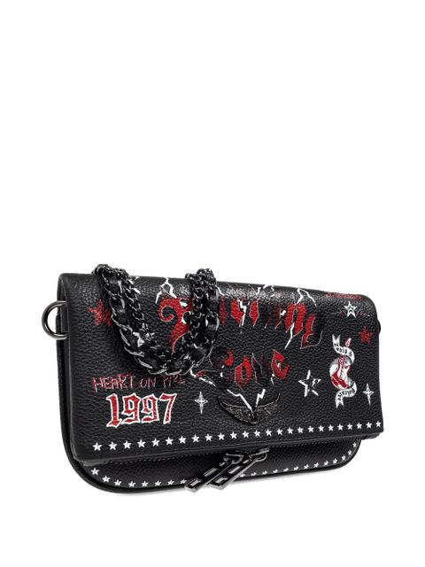 Zadig&Voltaire Rock Nano Punk clutch bag - Black