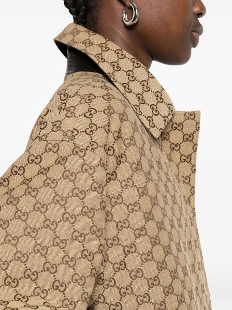 Gucci GG patterned jacket - Brown