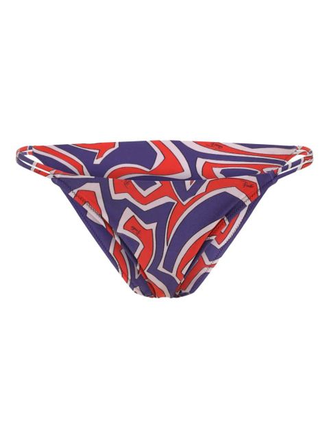 PUCCI geometric-print bikini bottom - Purple - zdjęcie produktu nr 1