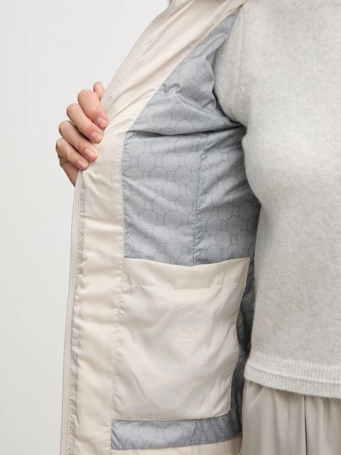 Geox kurtka puchowa BETTANIE kolor beżowy zimowa W5626T T3122