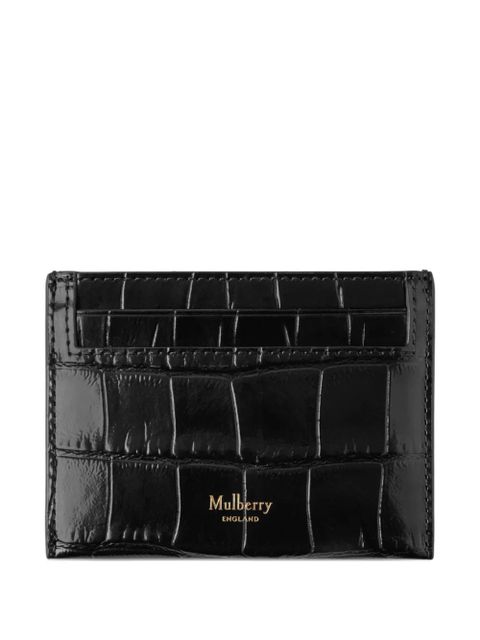 Mulberry embossed-leather card holder - Black - zdjęcie produktu nr 1