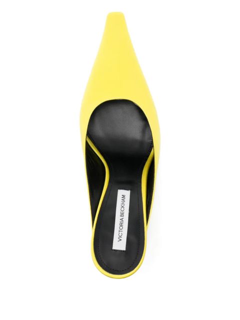 Victoria Beckham 75mm Sloan mules - Yellow - zdjęcie produktu nr 2