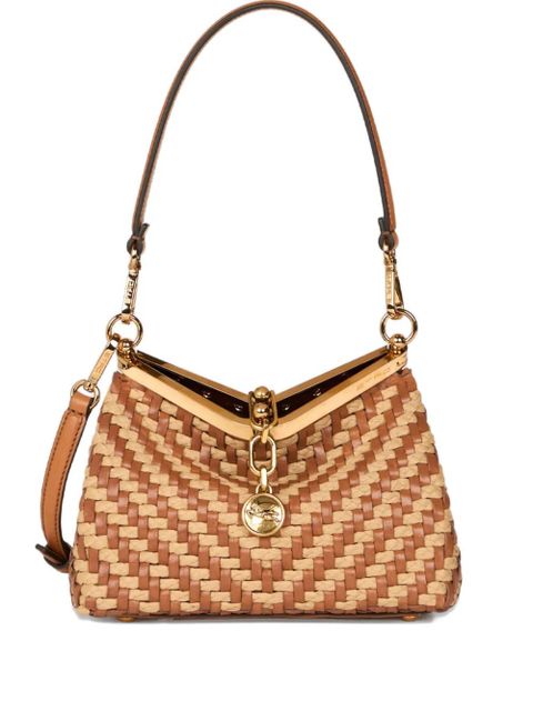 ETRO small Vela woven shoulder bag - Brown - zdjęcie produktu nr 1