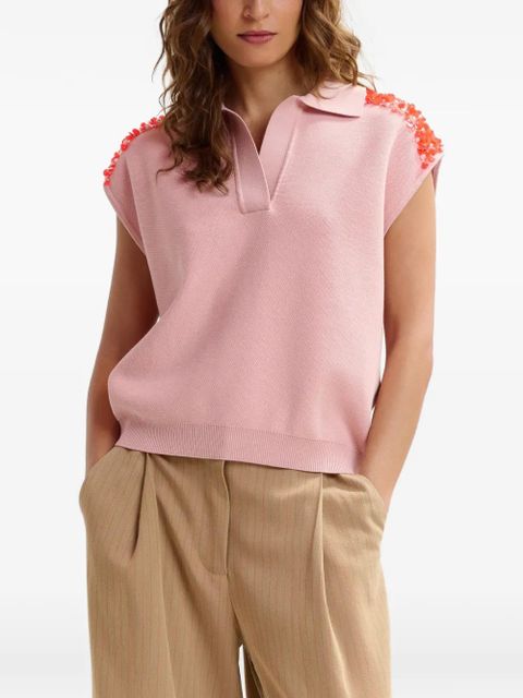 Essentiel Antwerp Joline sequin-embellished top - Pink