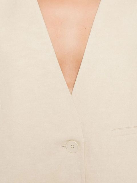 The Frankie Shop Melrose waistcoat - Neutrals