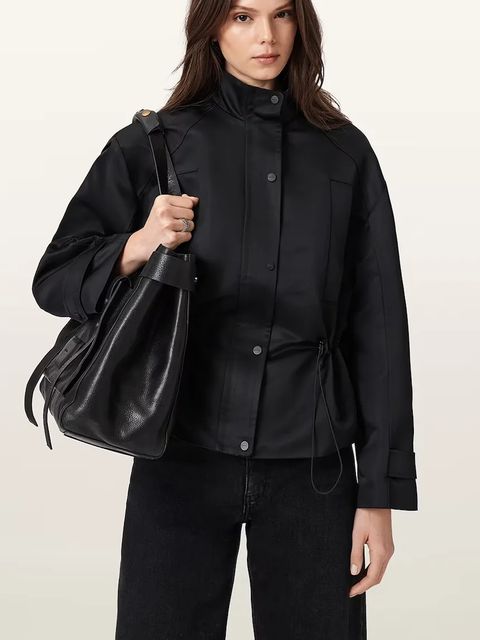 AllSaints torebka skórzana URSA