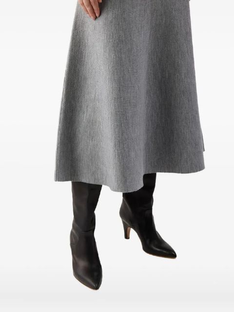 Gabriela Hearst Freddie knitted midi skirt - Grey