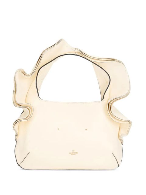 Valentino Garavani Atelier 04 ruffled shoulderbag - Neutrals - zdjęcie produktu nr 1