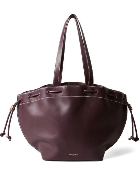 Claudie Pierlot Alban leather tote bag - Red - zdjęcie produktu nr 1