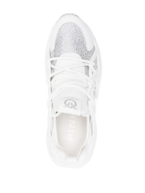 PINKO Love Birds-embellished sneakers - White - zdjęcie produktu nr 2