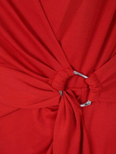 Lauren Ralph Lauren ring-detail midi dress - Red